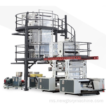 Model Lapisan Double Layer Co-Extrusion Film Blowing Machine